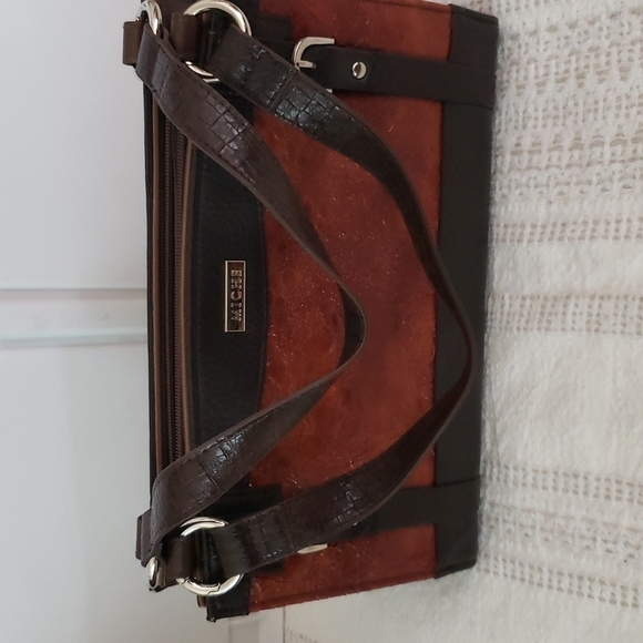 Miche purse, base purse, cover panel, interchangable, rust orange red - Picture 4 of 12